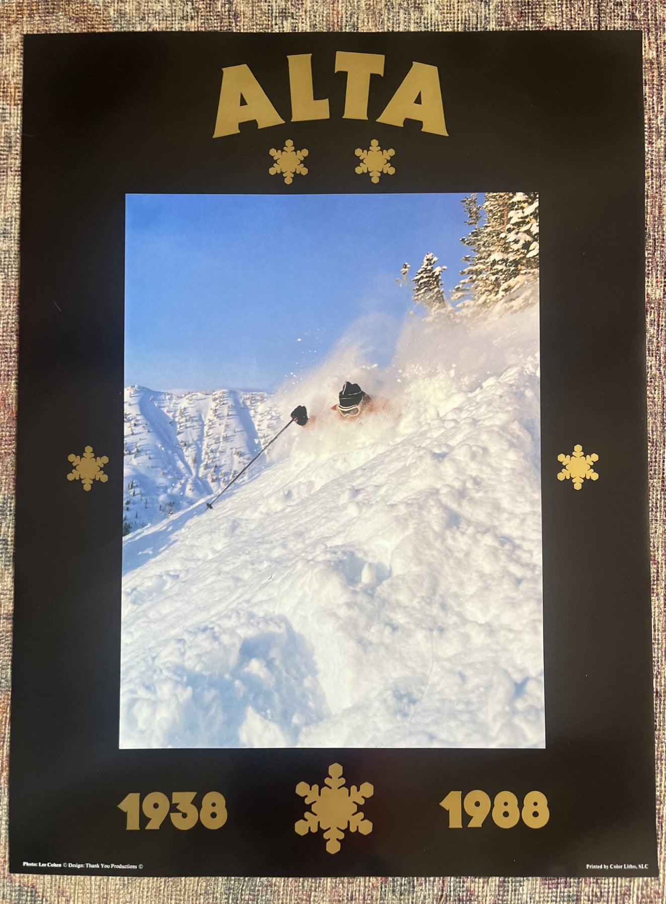 Vintage Alta 50th Poster